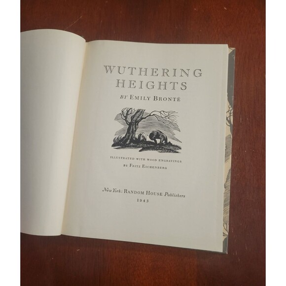 Jane Eyre and Wuthering Heights Bronte Sisters 1943 Random House Boxed Set - Picture 13 of 16